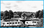 Kalmar - Berga Jrnvg, KBJ, Ruda station p 1940-talet.