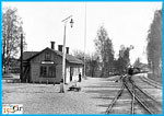 Jrle station p Nora - Ervalla Jrnvg, NEJ, 1920-talet.