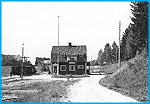 ml - rjngs Jrnvg, mJ, Svanskogs station omkring 1930. Tget r p vg mot ml.