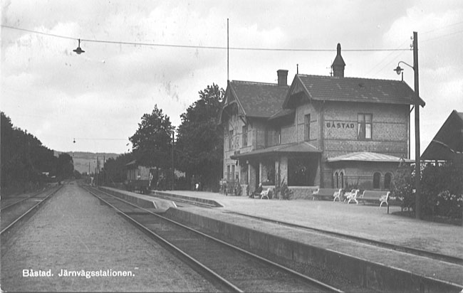 Bstad railway station year 1930