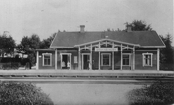 Brkne  Hoby station ca 1915