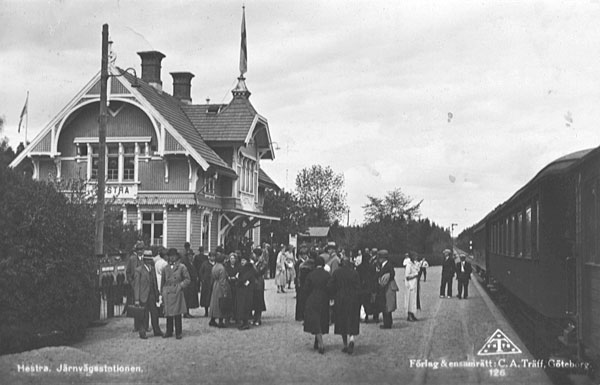 Hestra  station 1940-tal