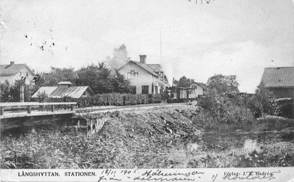 Lngshyttan  station ca 1900