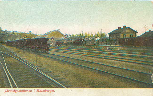 Malmberget omkring 1920