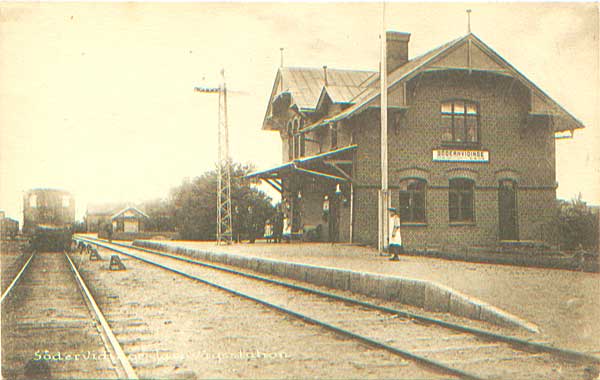 Sdervidinge station omkring 1900