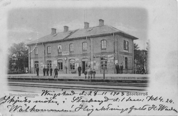 Stockaryd station ca 1900