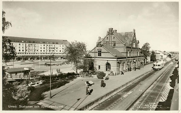 Ume, Statens Jrnvgars station omkring 1960