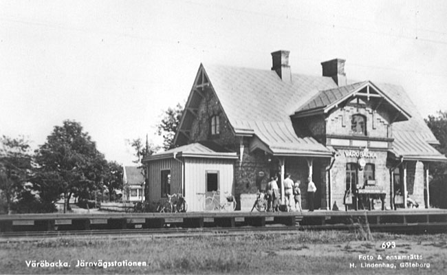 Vrbacka station omkring 1930