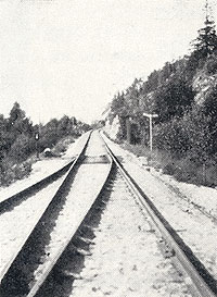 The line north of Bengtsfors