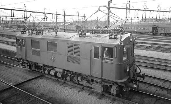 GBJ electric locomotive  Bs 4 at Gteborg year 1937
