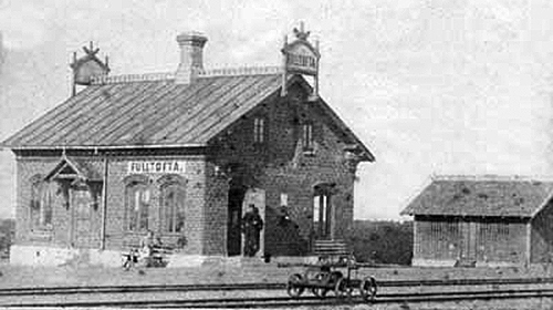 Fulltofta station cirka 1885