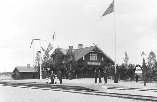 Hedesunda station year 1901