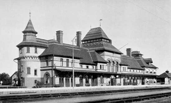 Krylbo new station building year 1905