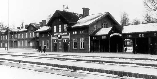 Ludvika station year 1920