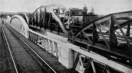 The new bridge over Dalälven year 1901