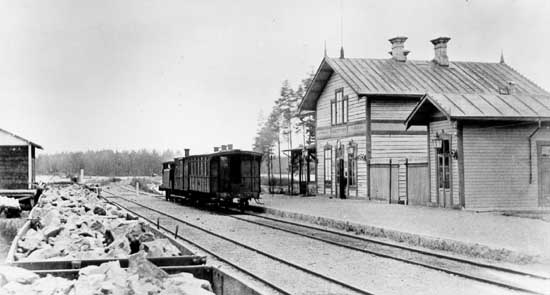 Söderfors station year 1880