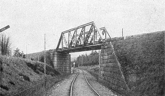 FJ bridge over Varberg - trans railway year 1925