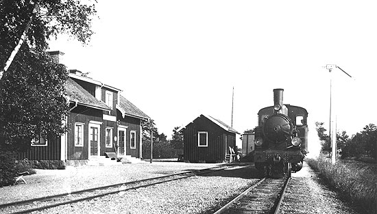 Vversunda station p 1920-talet.