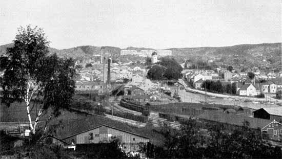 View over Uddevalla year 1923