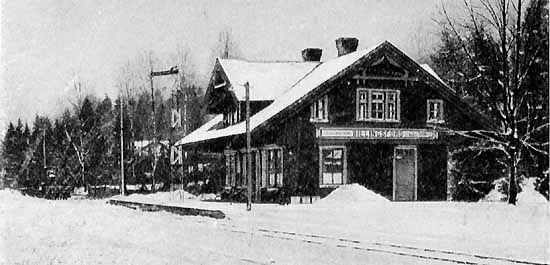 Billingsfors station year 1925