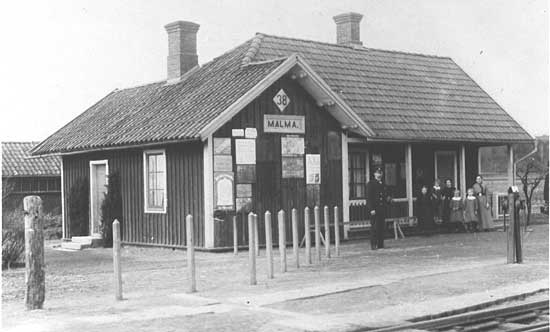 Malma station year 1900