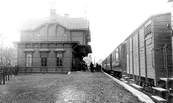 The first VGJ station at Gteborg year 1902