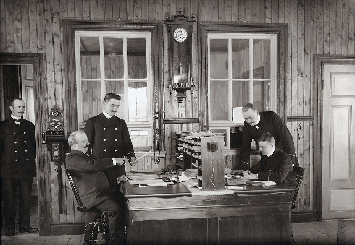 Fraktgodsexpeditionen i Ljusdal 1905