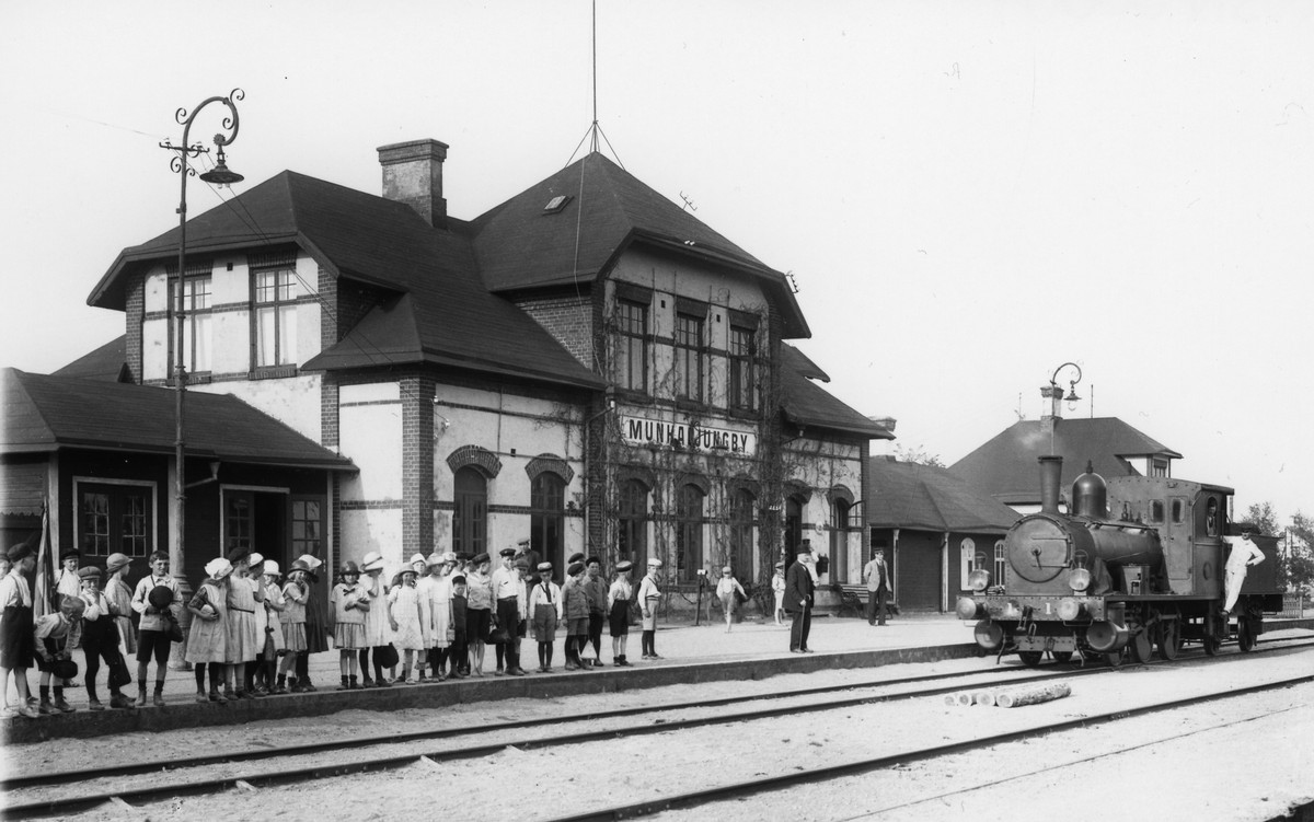 ngelholm - Klippans Jrnvg EKJ lok 1 p Munka - Ljungby station.