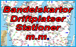 Bandelskartor, driftplatser, stationer mm