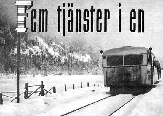 Railcar at Långselberget