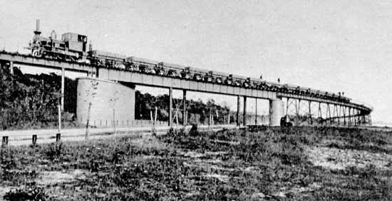 Skåne - Hallands Järnvägs (SHJ) viaduct near to Hälsingborg