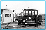 Statens Järnvägars, SJ, lokomotor Z nummer 16. Tillverkad av Aktiebolaget Slipmaterial i Västervik 1929