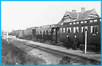 Persontåg på Västergötland - Göteborgs Järnväg, VGJ, år 1910