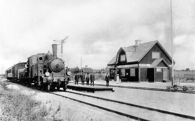 Uppsala - Enköpings Järnväg, UEJ, Navestabro station 1915