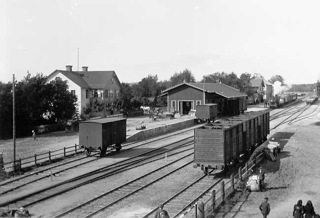 Uppsala - Gävle Järnväg, UGJ, Tierps station 1900