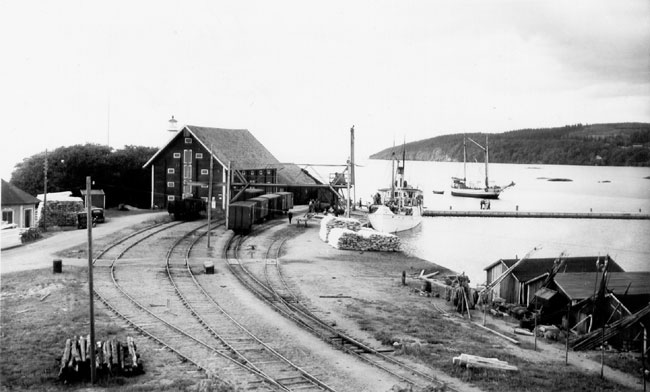 Hstholmens hamn p 1930-talet