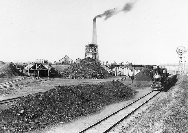 Hgans coalmine year 1900