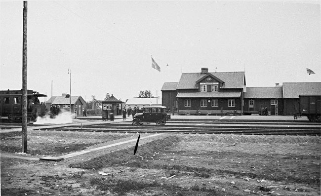 Statens Jrnvgar, Inlandsbanan Arvidsjaurs station 1933-09-30