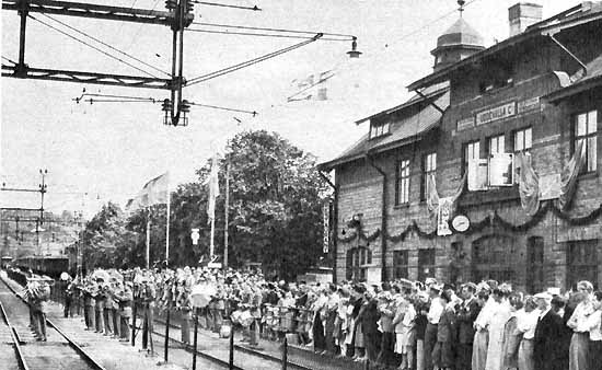 Lot of spectators in Uddevalla