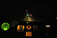 "Kör", hastigheten är drygt 80 km/t
