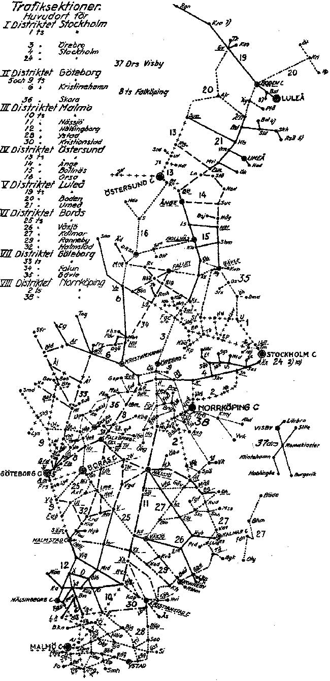 distrikt och trafiksektioner 1952-04-01