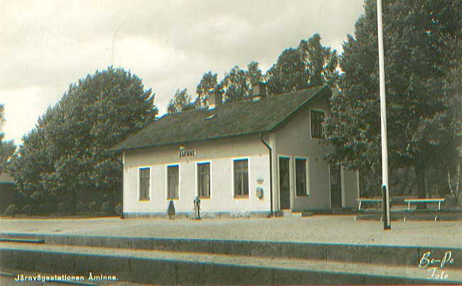 Åminne station 1920-talet