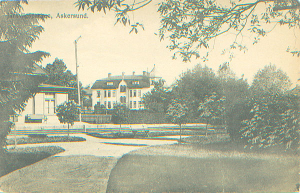Askersund station omkring 1900