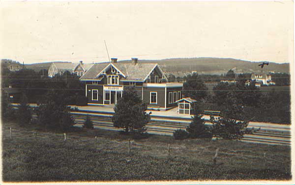 Bollebygd station omkring 1920