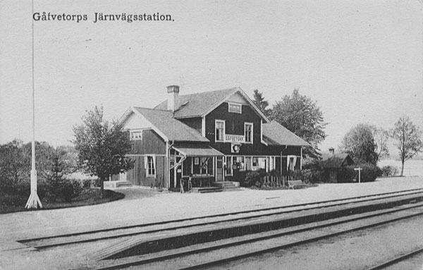 Gåvetorp  station 1920-tal