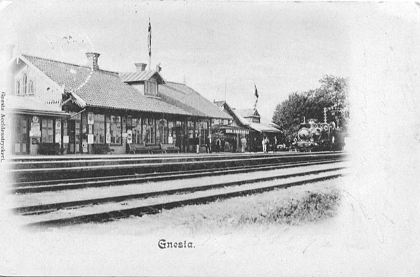 Gnesta station ca 1900
