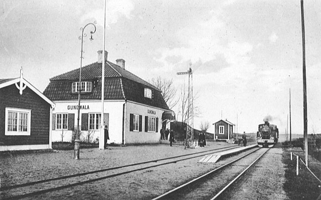 Gungvala station omkring 1920