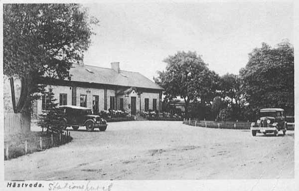 Hästveda  station 1930-tal