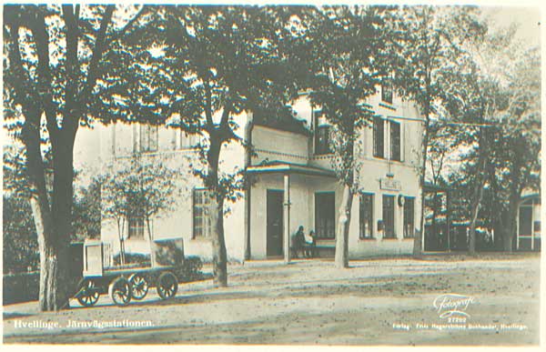 Hvellinge station 1930-tal