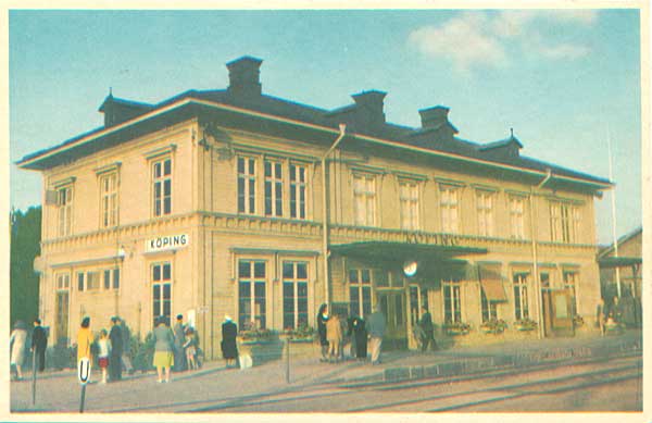 Köping station på 1930-talet